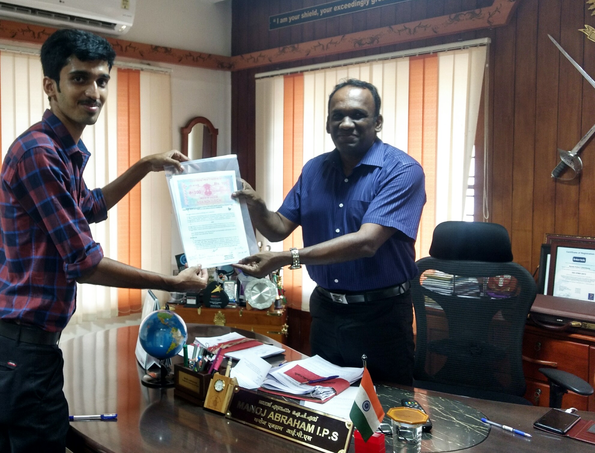 MoU with Kerala Police Cyberdome